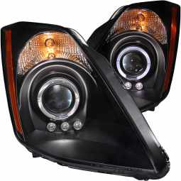 Anzo 121444 Projector Headlight Set w/Halo for 2003-2007 Nissan 350Z