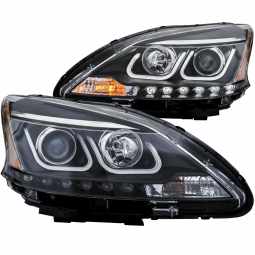 Anzo 121487 Projector Headlight Set for 2013-2015 Nissan Sentra