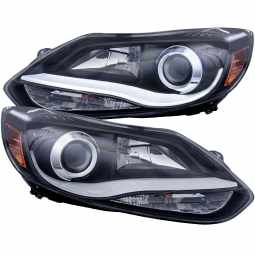 Anzo 121490 Projector Headlight Set for 2012-2015 Ford Focus