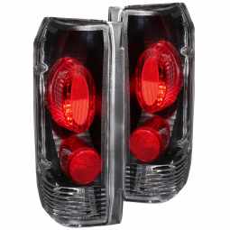 Anzo 211062 Tail Lights for 1989-1997 F-250 F-350 Bronco (Black)