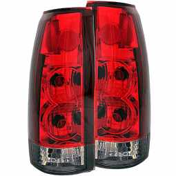 Anzo 211157 Tail Lights for 1988-2000 Chevy-GMC Trucks (Red/Smoke)