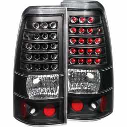 Anzo 311009 LED Tail Lights for 2003-2007 Silverado (Black)