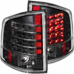 Anzo 311015 LED Tail Lights for 1995-2004 GMC Sonoma or Chevy S10 (Black)