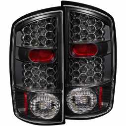 Anzo 311018 LED Tail Lights for 2002-2005 Dodge Ram (Black)