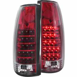 Anzo 311079 LED Tail Lights for 1988-2000 Chevy-GMC Trucks (Red/Clear)