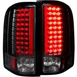Anzo 311081 LED Tail Lights for 2007-2014 Silverado (Black)