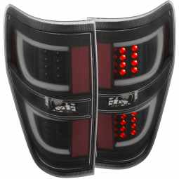 Anzo 311257 LED Tail Lights for 2009-2014 Ford F-150 (Black)