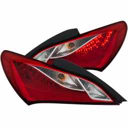 Anzo 321334 LED Tail Light Assembly for 2010-2013 Hyundai Genesis Coupe