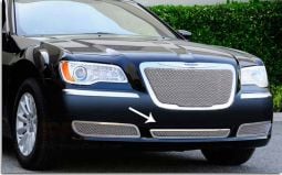 Upper Class Polished Stainless Bumper Mesh Grille for 2011-2013 300