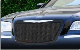 Upper Class All Black Mesh Grille for 2011 2012 2013 300