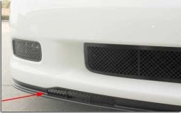 Blakk Stealth Laser Mesh Air Dam Grilles for C6 Corvette Z06 ZR1 GS