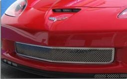 Stainless Laser Mesh Front Grille for 2006-2013 C6 Corvette Z06 ZR1 GS
