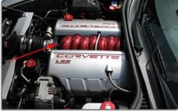 C6 Corvette Body Colored Painted Intake Plenum Covers