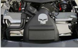 Perforated Stainless Radiator Cover for C6 Corvette ZR1