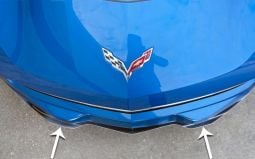 Polished Stainless Front Lip Splitter Spoiler for C7 Corvette Stingray