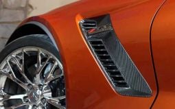 Carbon Fiber Front Fender Vents for C7 Z06 Corvette