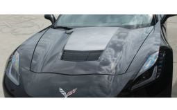 C7 Corvette Stingray Sport Fade Metallic Hood Graphic