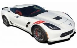 Racing Fender Hashmarks Stripes for 2014-2019 C7 Corvette