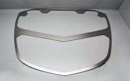 Stainless Hood Trim with Center Brace for C7 Corvette Stingray and Z06
