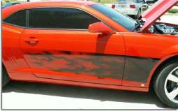 Air Brushed Flame Graphic for 2010-2015 Camaro