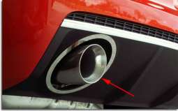 Stainless Steel Bolt On Exhaust Tips for Camaro