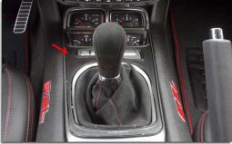 Brushed Shifter Plate for 2010-2013 Camaro
