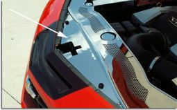 Stainless Front Header Plate 2010-2013 Camaro SS