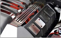 Polished Carbon Fiber Fuel Rail Covers for 2010-2015 Camaro SS