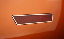 Polished Stainless Rear Side Marker Trim for 2011 2012 Dodge Charger