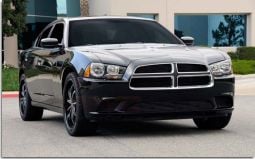 Black Billet Grill Bolt on Overlay 4pc For 2011 2012 2013 Charger