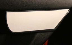 Brushed Stainless Rear Door Trim Plates for 2011 2012 Charger