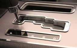 Polished Stainless Shifter Trim Plate Rings 2011 2012 Dodge Charger