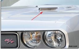 Stainless Hood Scoop Grilles for Challenger