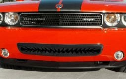 Black Stainless Shark Tooth Lower Front Grille 2011-2014 Challenger V8