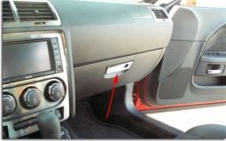 Stainless Steel Glove Box Trim Plate for Challenger