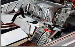 Polished Stainless Fuel Rail Covers for 2008-2011 Challenger SRT8