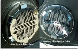 Stainless Speaker Grille Kit - Mustang