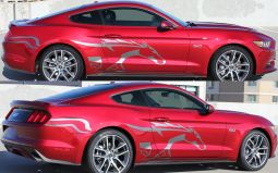 Steed Side Vinyl Decal Kit for 2015 2016 2017 Mustang