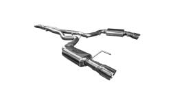 Kooks Cat-back w X Pipe and Polished Tips-2015-2017 Mustang GT-connects to OEM