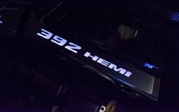 LED 392 HEMI Logo Fuel Rail Covers 2011-17 Challenger Charger 300 SRT8