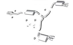 MagnaFlow 15082 Dual Cat Back Exhaust for 2011 2013 Charger V6