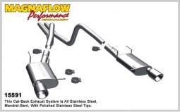 MagnaFlow Exhaust 15591 for 2011 Ford Mustang 3.7L V6