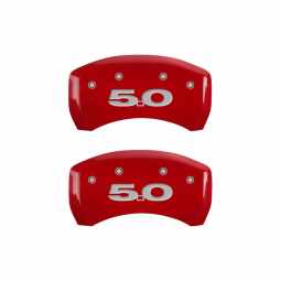 MGP Caliper Covers 2005-2014 Ford Mustang GT/GT500 (Red)
