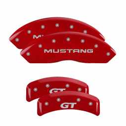 MGP Caliper Covers 1999-2004 Ford Mustang (Red)