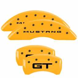 MGP Caliper Covers 2015-2022 Ford Mustang GT (Yellow)