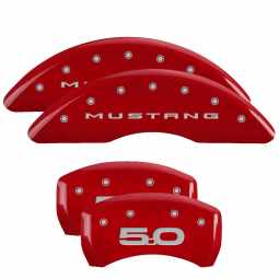 MGP Caliper Covers 2015-2022 Ford Mustang GT (Red)