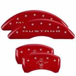MGP Caliper Covers 2015-2022 Ford Mustang GT (Red)