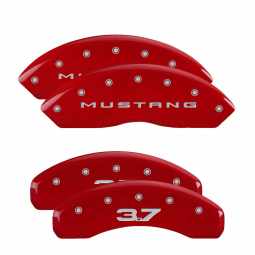 MGP Caliper Covers 2015-2022 Mustang Ecoboost and V6 (Red)
