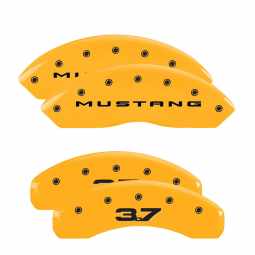 MGP Caliper Covers 2015-2022 Mustang Ecoboost and V6 (Yellow)