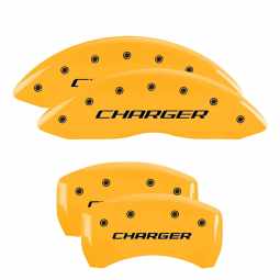 MGP Caliper Covers 2011-2018 Dodge Charger (Yellow)